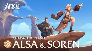 Alsa and Soren  Character Trailer  AFK Journey [upl. by Llennyl]