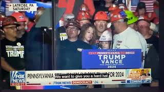 American Steelworkers LOVE President Trump♥️🇺🇸💙 [upl. by Lesab]