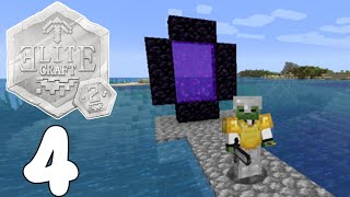 NOS VAMOS AL NETHER EliteCraft 2 Capitulo 4 [upl. by Edac]