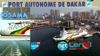 DakarZiguinchor Après 10 mois darrêt le bateau Aline Sitoe Diatta reprend sa navette [upl. by Ednalrym]