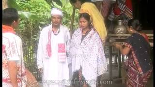 Traditional wedding of Mishing tribe in Assam [upl. by Kristofer]