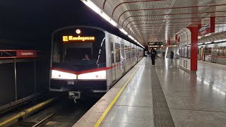 UBahn Wien  Mitfahrt in der U1 von Leopoldau bis Alaudagasse im Typ V 2915 [upl. by Aztiray]