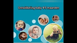 Ontwikkeling baby 45 maanden [upl. by Sulakcin]