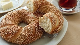 Simit Nasıl Yapılır  Susamlı Simit Tarifi  Pastane Simiti Yapımı [upl. by Yrdnal]