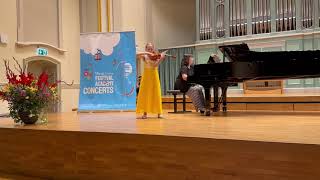 Sarasate Introduction and Tarantella  Tatjana Filimonova [upl. by Ettenor]