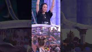 Amelie Lens dropped some newmusic on the tomorrowland mainstage Out in August 11 🔥 dancemusic [upl. by Saundra]