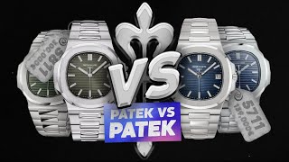 Patek Phillipe 5811 vs 5711 Nautilus Alt vs Neu  234 [upl. by Nneb]