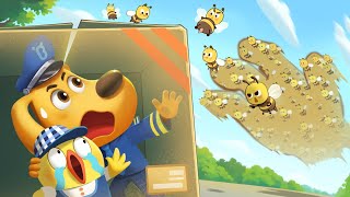 Dont Sting Me Bees  Outdoor Safety Cartoon  Kids Cartoon  Sheriff Labrador  BabyBus [upl. by Elletnuahs]