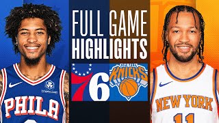 76ERS at KNICKS  FULL GAME HIGHLIGHTS  March 10 2024 [upl. by Reinhart]