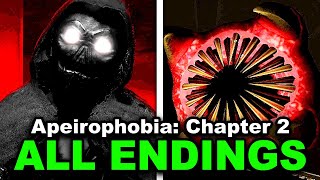 Apeirophobia Chapter 2  ALL Endings Roblox Showcase [upl. by Onstad]