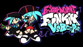 Friday Night Funkin  VS Beepie DEMO  Cutscenes FanGirl BF LoveFNF MOD [upl. by Gnet]