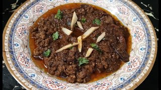 Quick keema Recipe  how to make Hyderabadi Dum keema [upl. by Noremak257]