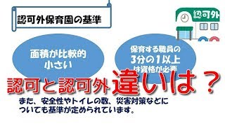 【保育園】認可と認可外の違いは？ [upl. by Zerelda]