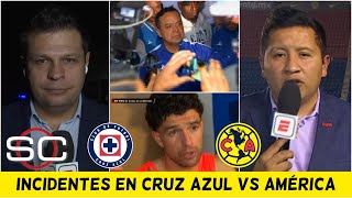 SE CALENTÓ la sala de prensa luego del CRUZ AZUL vs AMÉRICA Nacho Rivero se disculpa  SportsCenter [upl. by Guillaume]