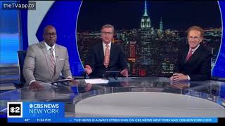 WCBS  CBS News New York at 11pm  Open and Close  November 27 2024 [upl. by Alakim]