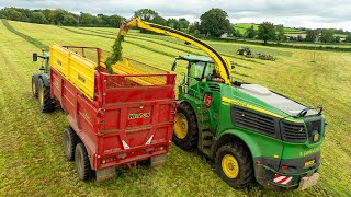 John Deere 9500i  Third Cut Silage  E Gamble amp Sons [upl. by Mcgee151]