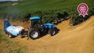 Landini tractors at work with the Advanced Driving System  Landini REX 4 [upl. by Wilscam51]