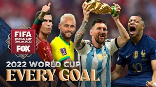 2022 FIFA World Cup Every Goal of the Entire Tournament  FOX Soccer [upl. by Casi]