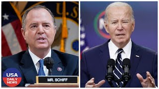 Adam Schiff calls for Joe Biden to step down from [upl. by Aitselec]