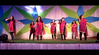 Bollywood Mashup Durga puja celebration JSW steel Vidyanagar township 2023 [upl. by Moreville852]