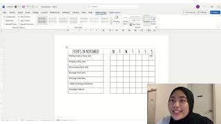 How to create event planner using Microsoft Word CSR [upl. by Adlin515]