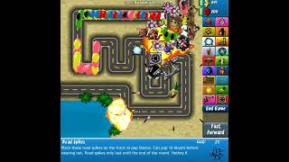 btd4 east mode beating  btd4  bloons tower defense 4 [upl. by Atnahs870]