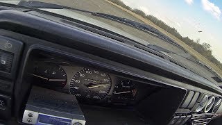 VW Golf 2 GTD 19 TDI Acceleration 0100 [upl. by Avi]