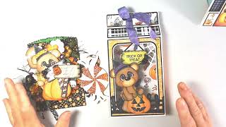 HALLOWEEN Hot COCOA Treat Pouches Project Share [upl. by Elwee]