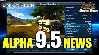 Empyrion Galactic Survival ALPHA 95 UPDATE NEWS  NEW OCEAN PLANET  NEW TEMPERATE  Ep 47 [upl. by Nitsraek319]