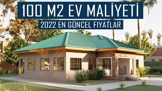 100 m2 Müstakil Ev Maliyeti  Köy Evi Maliyeti 2022  İnşaat Maliyeti Hesaplama [upl. by Mullen]