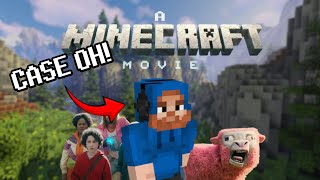 I Added CASEOH to the Minecraft Movie TRAILER [upl. by Riatsila838]