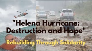 Solidarity and Rebuilding Efforts After the Helena Hurricane [upl. by Basir]