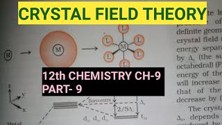 12th Chemistry Ch9Part9Crystal Field TheoryCFTStudy with Farru [upl. by Rodney681]