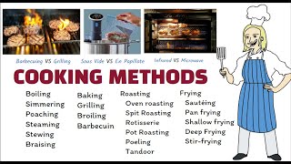 cooking methods and techniquesTypes of cooking methodsfood production practicalhotel management [upl. by Ahsiekrats]