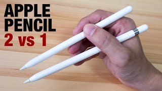 Apple Pencil 2 vs Apple Pencil 1 pressure sensitivity changes [upl. by Ntsyrk]