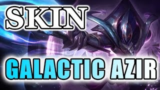 Galactic Azir Skin Spotlight  LOL PBE  Le Swag Galactique  League Of Legends [upl. by Allred676]