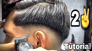 Low fade haircut  step by step tutorial  2✌️💈 [upl. by Triley]