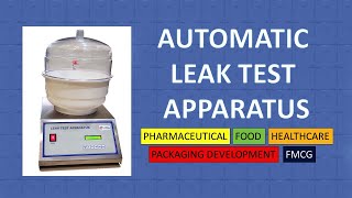 Automatic Leak Test Apparatus [upl. by Barret]