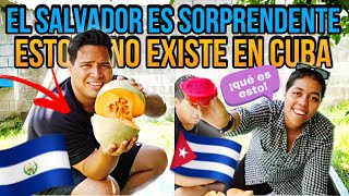 CUBANOS🇨🇺 PRUEBAN FRUTAS SALVADOREÑAS🇸🇻 NO SABÍAMOS QUE ESTO EXISTÍA😱 [upl. by Voss]