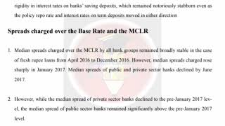 4b Why was there a need to move from base rate lending to MCLR system [upl. by Akere]