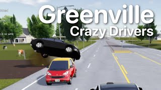 Crazy Drivers and Road Rage in Greenville Caught on Camera  Greenville Roblox [upl. by Misty]