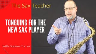 Saxophone teacher  Tonguing  a quick overview overview for the new sax player [upl. by Darcy942]