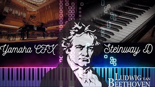 Which is Better Steinway D vs Garritan CFX A Comparison on Beethovens Rage Over a Lost Penny [upl. by Ellenehs886]