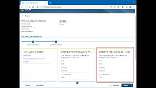 File a Tax Return or Wage Report [upl. by Mixam]