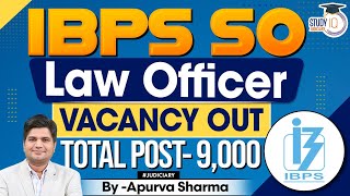 IBPS SO Vacancy 2024  Total Post 9000  Law Officer Vacancy  By Apurva Sharma [upl. by Nytsuj]