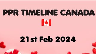 Todays PPR Timeline 🇨🇦  21st Feb 2024  SOWP amp STUDY PPR [upl. by Warila67]