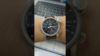 Oris Flight timer Black dial pilot watch oris pilotwatch watch [upl. by Aicnerolf]