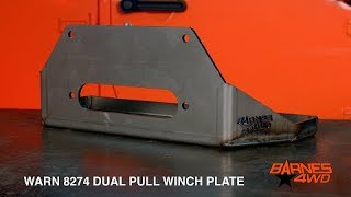 Dual Pull Warn 8274 Winch Plate [upl. by Wendt]