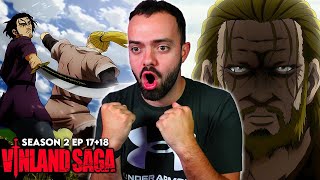 SNAKE VS THORFIN amp KETIL HAS LOST IT  Vinland Saga Season 2 Episode 1718 Reaction [upl. by Perry]