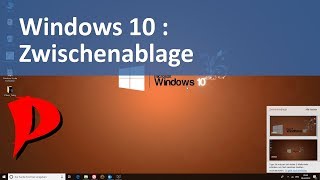 Windows 10  kleine Helferlein  Kopieren und Einfügen  Zwischenablage mit Verlauf [upl. by Cristiano642]